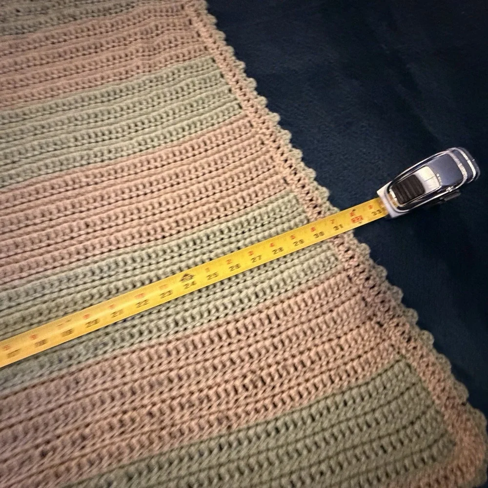 Handmade Crochet Afghan Blanket Throw 50